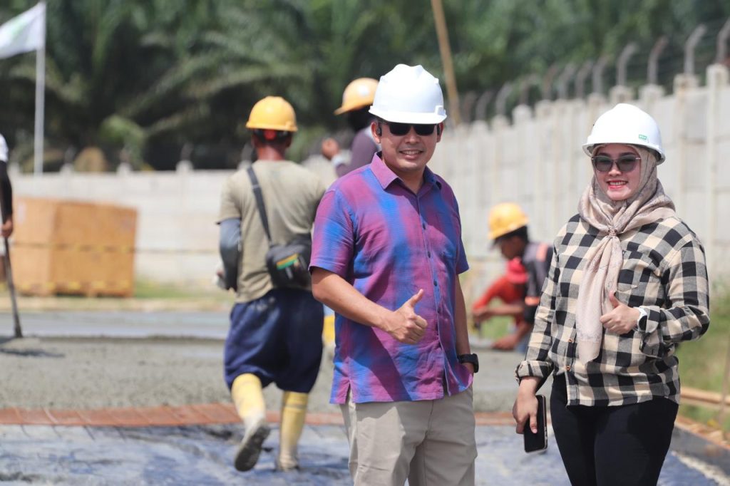 proyek jasa konstruksi medan pembangunan jalan rigid pavement